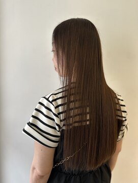 ヘアースタジオ ゼン カロン(Hair studio Zen kalon) ヘーゼルグレージュ×ナチュラルベージュロング20代30代40代50代