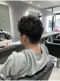 スパイキーショート/ピンパーマ/ケアパーマ/メンズカット