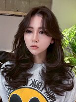 シオン(shion)&nbsp;ダークアッシュロング顔周りレイヤー_ba581011