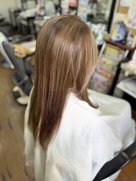 ベル美容室 北畝店 ツヤサラストレート