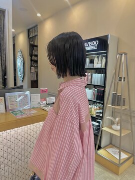 シャンプーボーイ セントラル 博多(SHAMPOO BOY central) 切りっぱなしボブ
