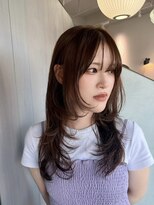 ルトワフクロマチ(Lutowa Fukuromachi) ダークパープル/ナチュラルショート/夏のヘアアレンジ/袋町