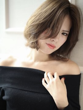 ジルバイジアン(JILL by GIEN) コバルトアッシュ×キレイめボブ