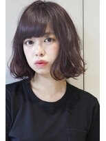 ヘアサロンガリカアオヤマ(hair salon Gallica aoyama)&nbsp;『 エアリーBOB & ラベンダーグレージュ』小顔シルエットstyle☆