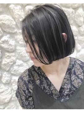 モアナ バイ ヘッドライト 沖縄東崎店(Moana by HEADLIGHT) グレージュボブ#アッシュ#大人かわいい#イメチェン