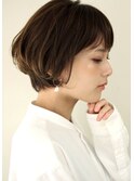 ふんわり ボリューム 骨格美 小顔 ショートボブ