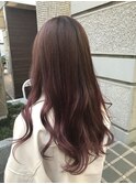 ピンクブラウンカラー