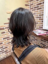 ストロー 鴨宮店(Straw) くびれヘア◎ダークグレージュ