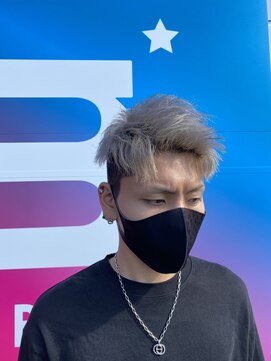 レジット メンズ ヘアサロン(LEGIT MEN's HAIR SALON) 三代目風アップバングショート