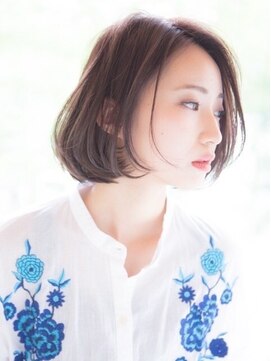 ビューティーヘア ケア 東尾道店(beauty Hair Care) 大人可愛い耳掛けショートボブ