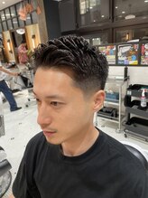 バーバーブロス 吉祥寺店(BARBER BROS) 【LUDLOW BROS.】フェードカット 爽やか アップバング