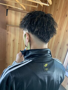 バーバージェイ(Bar ber J) ２ブロックパーマスタイル