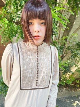 ラヴェストバイフレイスウェル(LOVEST by frace well) 【LOVEST甲村】切りっぱなしボブ