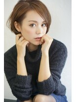 ルモア(RUMOR)&nbsp;Rumor×小顔・マッシュウルフ☆オン眉・前下がりショートボブ