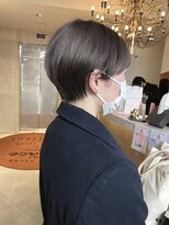 ソワンドブレスセルン 心斎橋(soin de brace cerne)&nbsp;ハンサムショート×透明感グレージュ/レディース/小顔