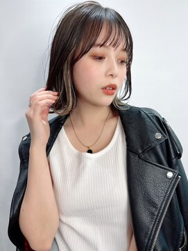 ディレクト 新宿(Direct) インナーカラー×外はねボブ☆