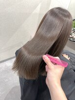 スラッシュ(SLASH)&nbsp;髪質改善/グレージュ/透明感カラー/ナチュラル/