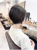 【白髪染め可】ボブショート ビフォアー＆アフター