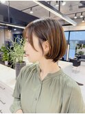 ☆大人ショート艶髪ワンカールシースルーバング