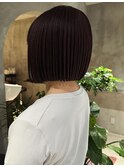 ボブ/前髪/前髪カット/ショート/カラー/縮毛矯正/韓国/髪質改善