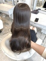 ザックラフィネ(ZACC raffine)&nbsp;グレーベージュ/ブリーチなしカラー/レイヤーロング