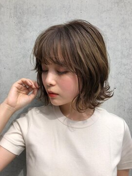 フラミューム 蒲田店(flammeum) 切りっぱなしふわふわボブ