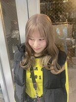 アルカナ 明治神宮前原宿(ARCANA)&nbsp;切りっぱなしボブ エアリーロング 美髪 ピンクブラウン