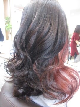 コアフィールフィス(COIFFURE fils) イヤリングカラー ピンクレッド