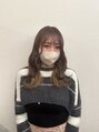 ヘアデザイン プティパ(Hair Design petit-pas) インナーカラー×ミルクティーベージュ