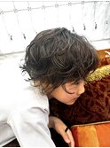 癖毛風パーマ