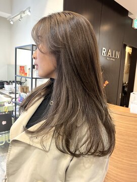 レイン(RAIN) オリーブグーレージュヘア
