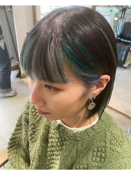 スタジオ エット(studio ett) 個性派インナーカラー