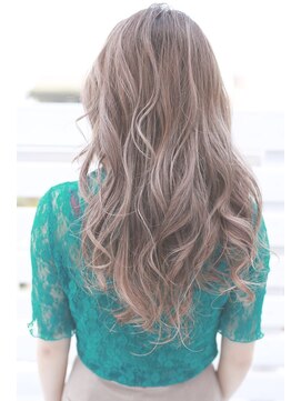 ラフィス ヘア ルー 福山2号店(La fith hair ruu.) 【La fith】 ミルクティアッシュ×ハイライト