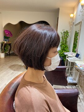 ヘアーアンドメイク リン(Hair&Make Rin) 20代30代40代50代大人かわいいグラデーションボブ