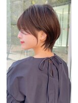 ロンドプロフィール 浦和(Lond profil) 大人可愛い20代30代40代黒髪前下がりショートボブ丸みショート◎