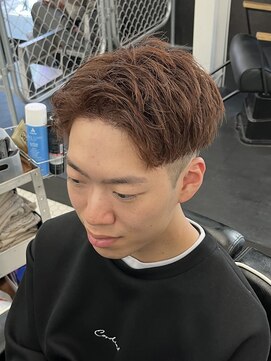 リプレイ 草津店(RIPLAY) ベリーショート/ダークアッシュ/ニュアンスパーマ/韓国マッシュ