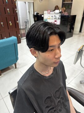 プライズ 池袋店(prize) ◎夏限定！韓国風センターパート×ニュアンスパーマ