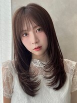 オムニス 表参道(Omnis)&nbsp;レイヤーカット/顔周り・フェイス/20代/暗髪/ウルフ/シャギー