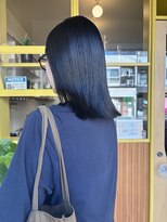 ヒントステーション(HINTSTATION)&nbsp;〈浅草 半個室〉髪質改善/ブルーブラック