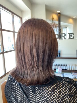 ローレン(LOREM) 切りっぱなし、ミディアム、中明度カラ外8.21デザインカラー