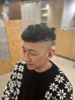 ミコ 珈琲と髪&nbsp;2ブロックちょこんとパーマ