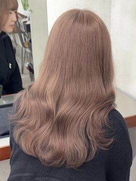 ニコ トウキョウ 渋谷(nico TOKYO) ダブルカラーピンクチョコブラウンハイトーン韓国レイヤー