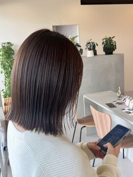 アソビ ヘア ラボ(Asobi hair lab) ナチュラルボブ×顔まわりレイヤー