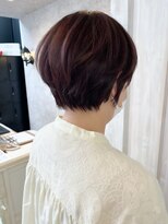 キャアリー(Caary) 福山人気すっきりショートヘア暖色ピンクブラウン20代30代40代