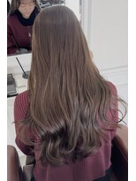 ヘアーアイスカルテット(HAIR ICI QUARTET)&nbsp;春の似合わせ◎ロングミルクティベージュ×ハイライト