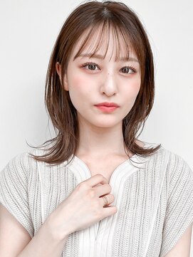 リヤン 表参道(lyann) うるツヤ艶感サイドバングうる艶髪くせ毛風カールこなれヘア