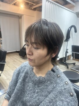 アジールヘア 赤羽駅南口店(agir hair) メンズラウンドマッシュウルフ赤羽