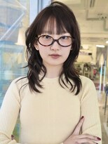 ノラ シブヤ(NORA) 顔周りレイヤーカットミィディアム20代30代ハッシュカット