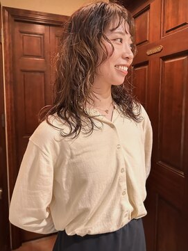フランジェッタヘアー(Frangetta hair) ニュアンスロングパーマ♪担当川合