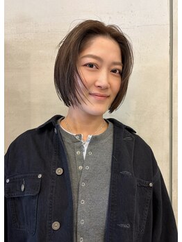 リアス ヘアデザイン(rias)の写真/おしゃれ白髪染めで自分らしい髪色を。白髪が気になり始めた方の味方です◎